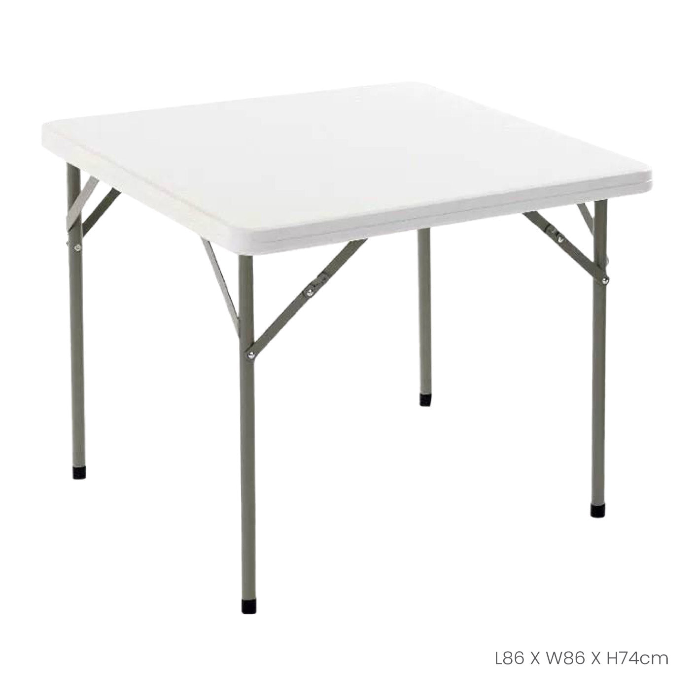 FOLDING SQUARE TABLE 86X86X74CM (HFH6761)