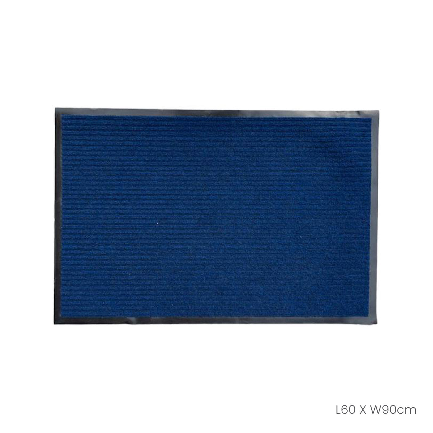 FLOOR MAT (STRIPE) 60X90CM BLUE (HFH7086B)