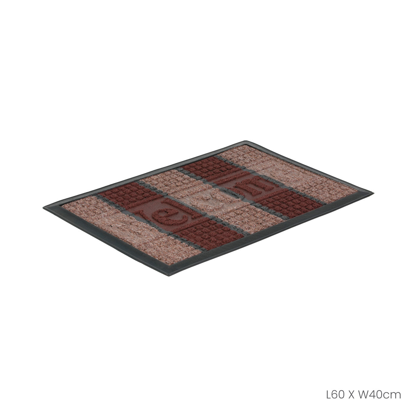 FLOOR MAT W RUBBER BASE 40X60 (HFH7140)