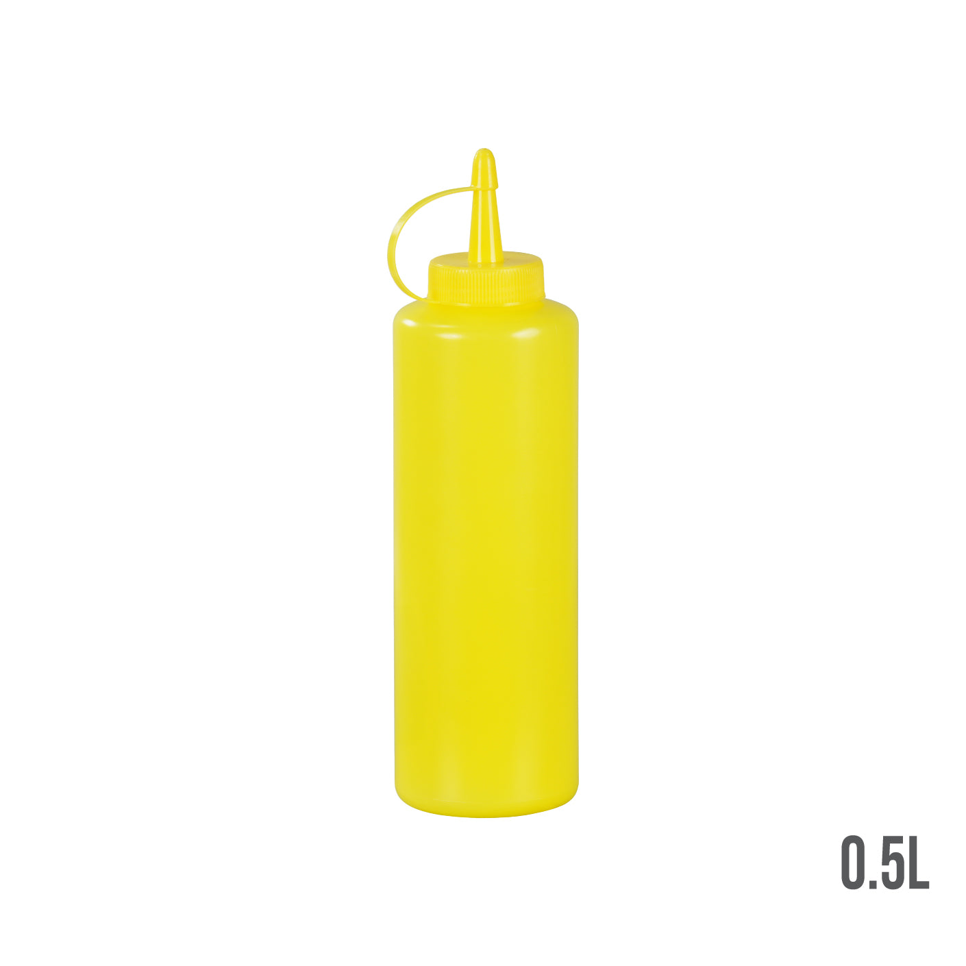 SAUCER BOTTLE 18OZ YELLOW (HFH8135-YEL)