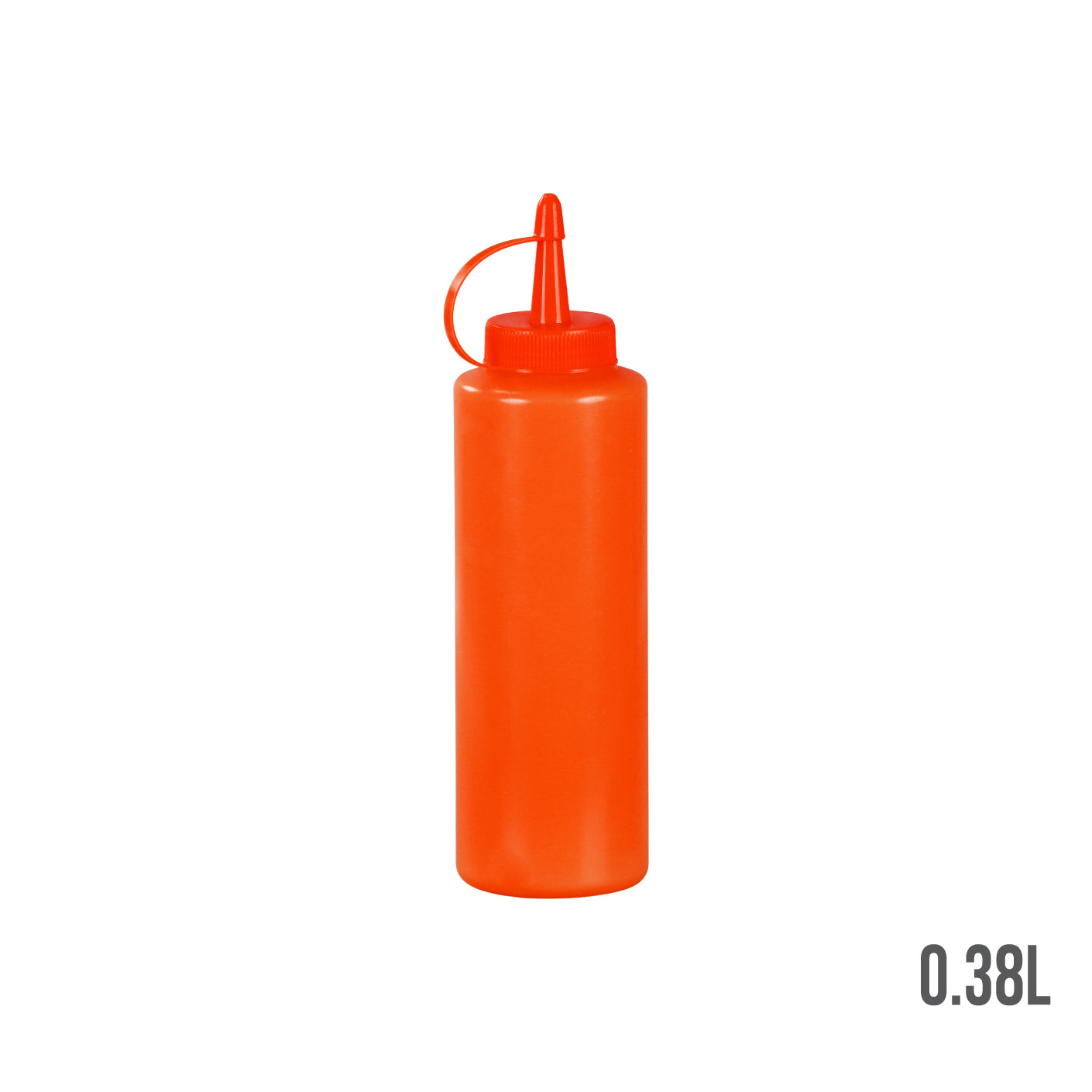 SAUCER BOTTLE 13OZ RED (HFH8136-RED)