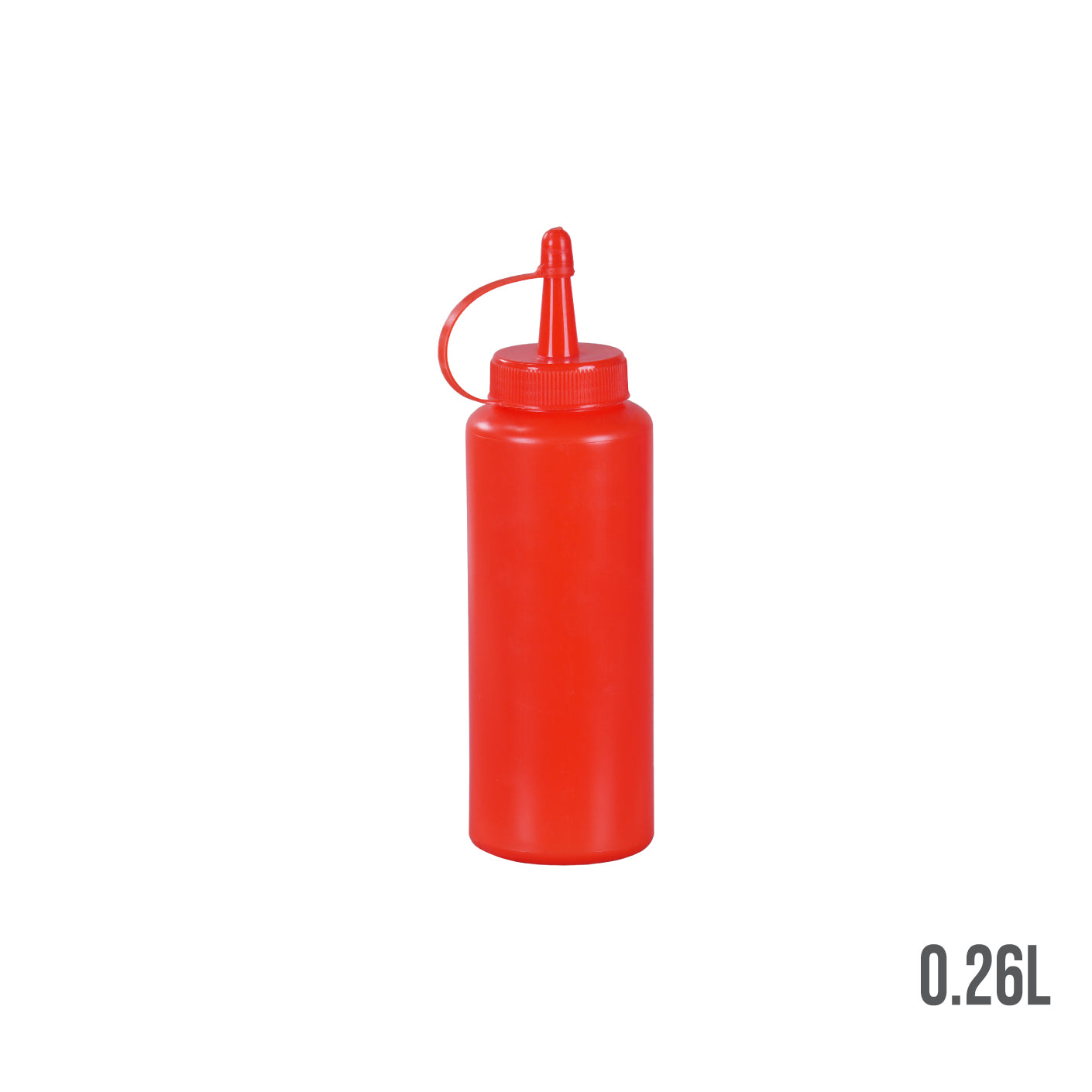 SAUCER BOTTLE 9OZ RED (HFH8137-RED)