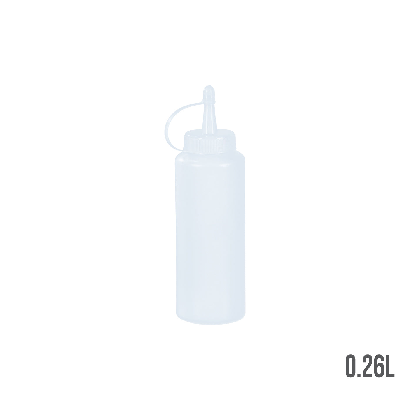 SAUCER BOTTLE 9OZ WHITE (HFH8137-WHT)