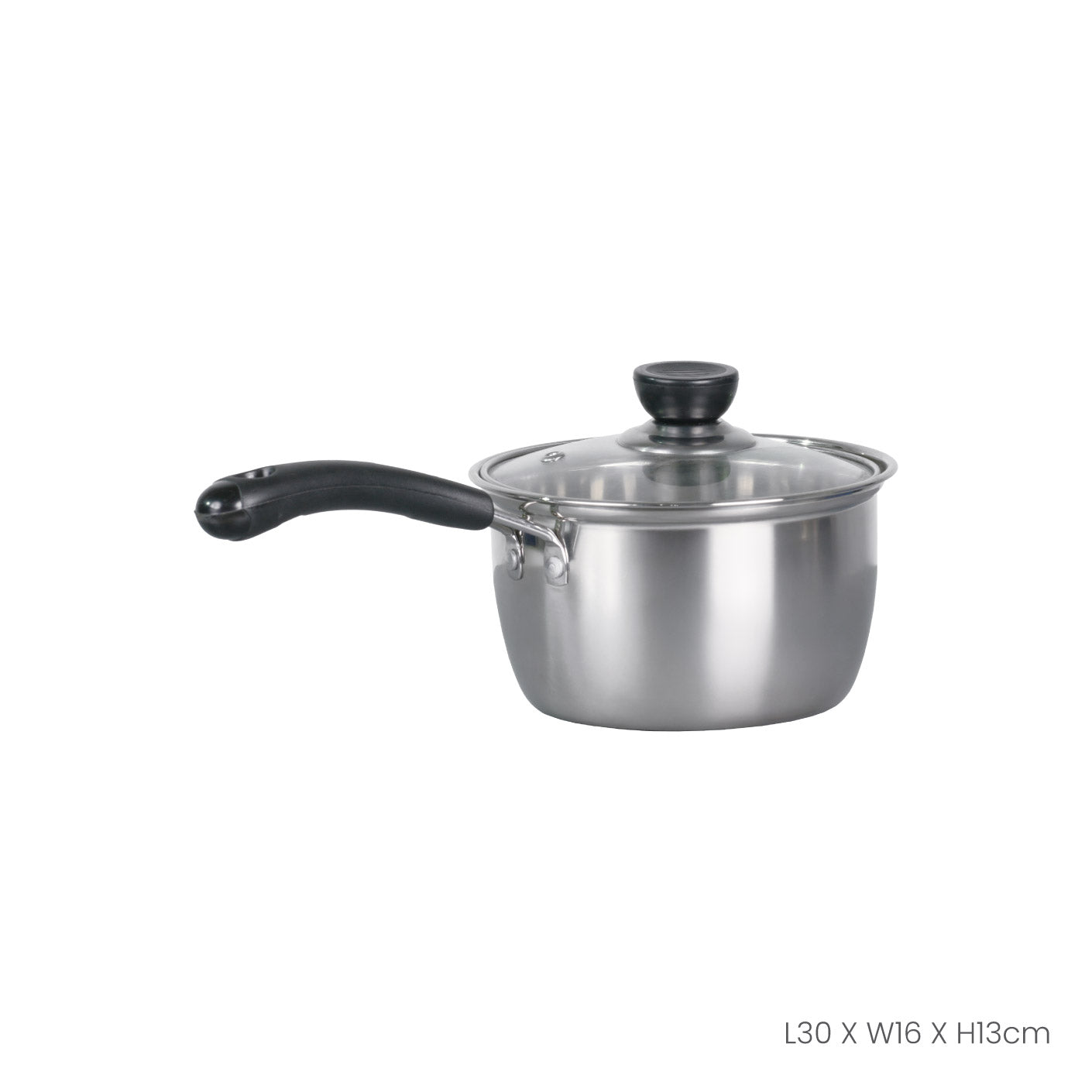 MILK POT 16CM GLASS COVER (HFH8714)