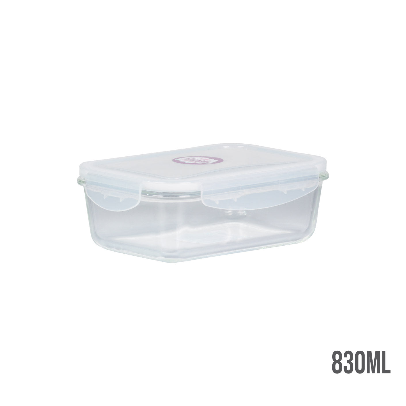 GLASS CONTAINER AIR-TIGHT RT 830ML 4002 (HFH8918)
