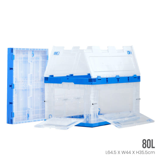 COLLAPSIBLE BOX W/LID L640XW435XH355MM (HFH9683)