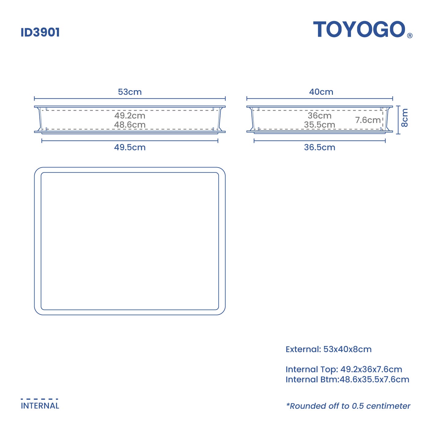INDUSTRIAL PLASTIC CONTAINER (ID3901)