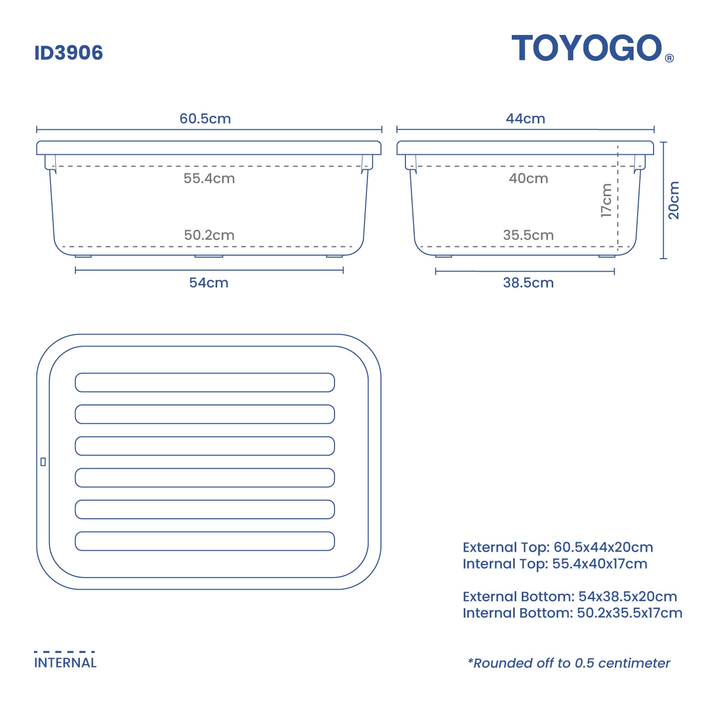 INDUSTRIAL PLASTIC CONTAINER (ID3906)