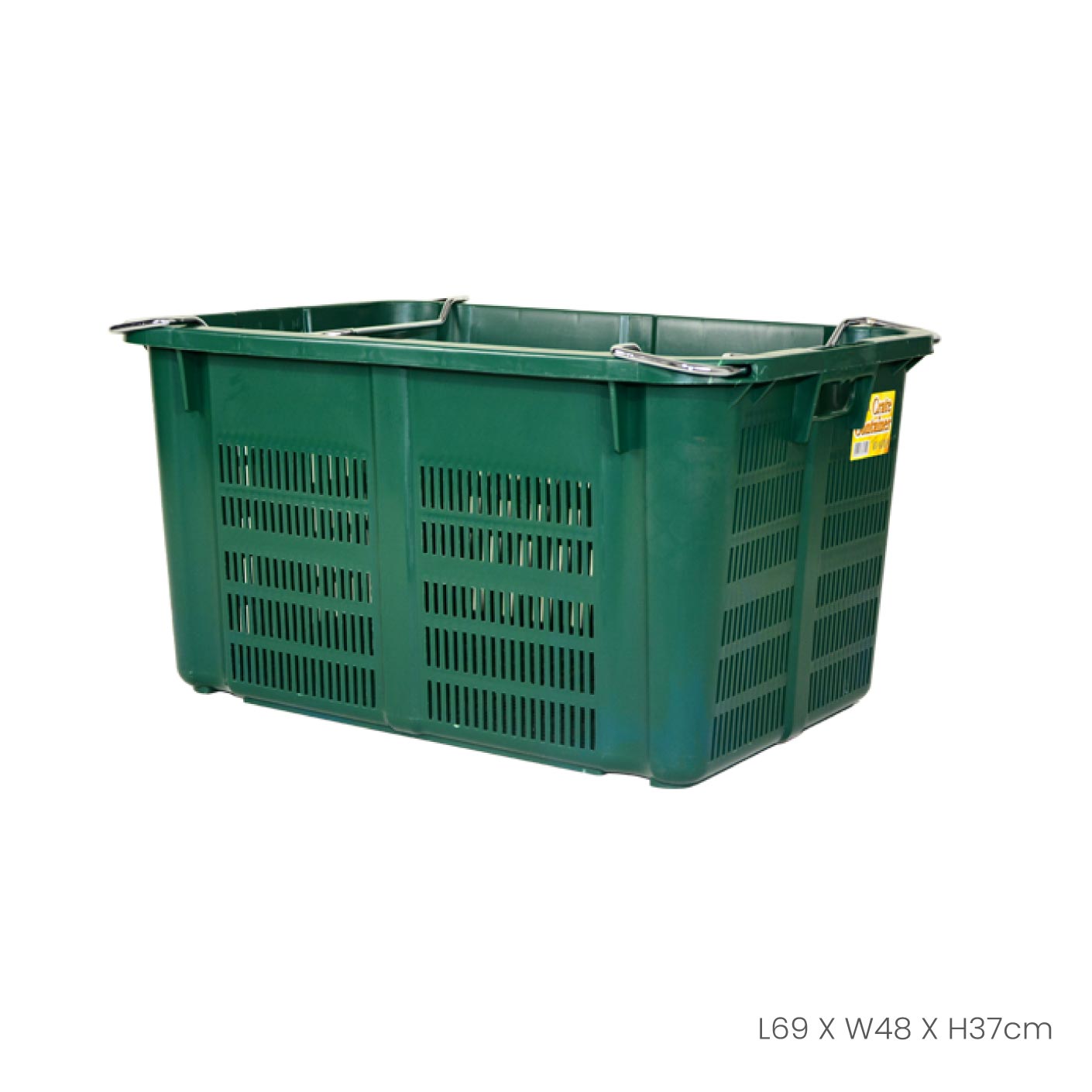 METAL HANDLE INDUSTRIAL BASKET (ID4719) | TOYOGO Singapore