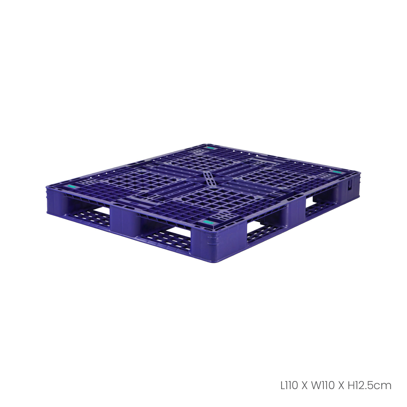 IND PLASTIC PALLET FOR GENERAL USE BLUE (P1111-BLU)