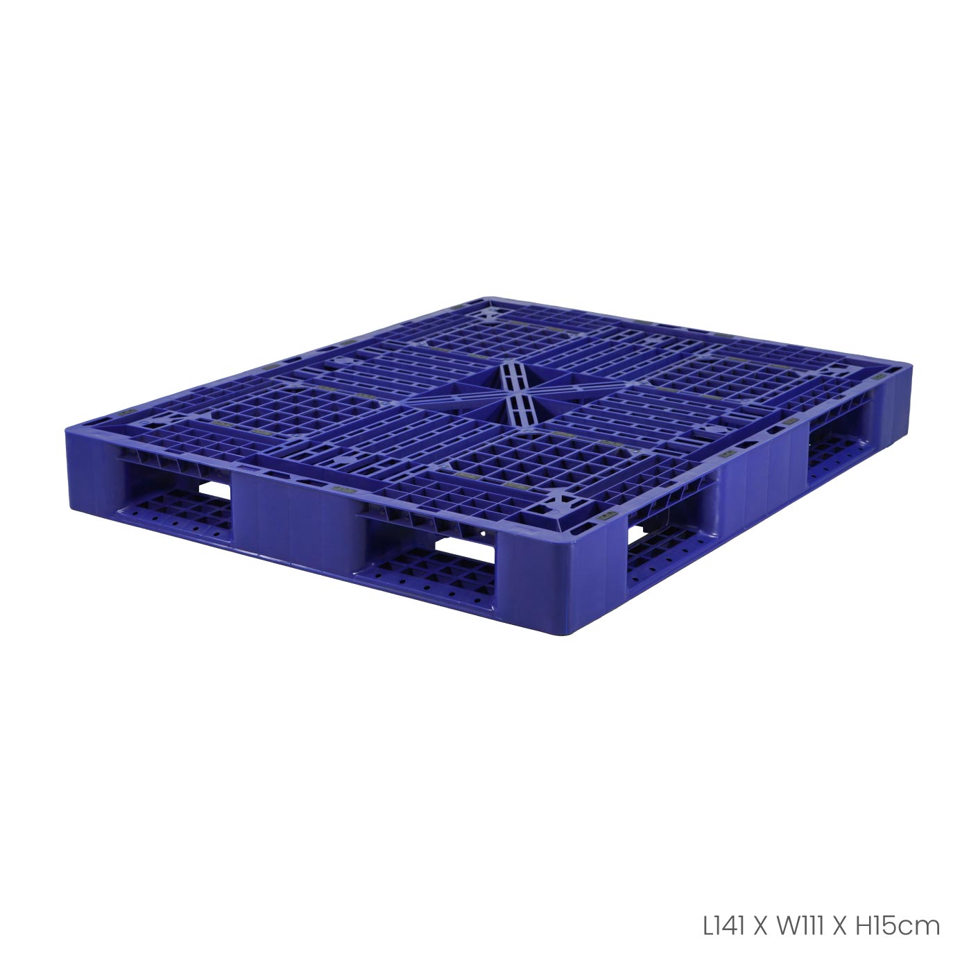 (BLUE) INDUSTRIAL PALLET 140X110X15CM (P-1114)