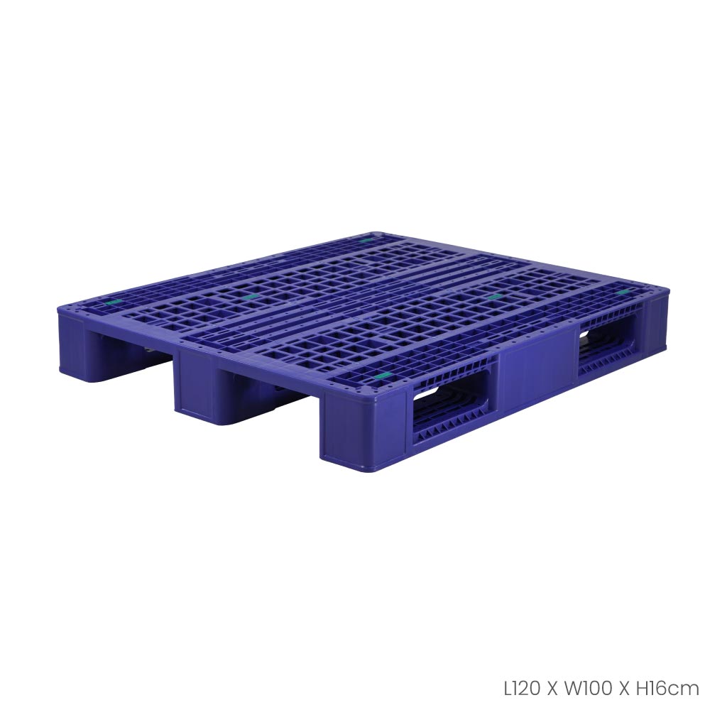 IND PLASTIC PALLET BLUE (P1210-BLU)