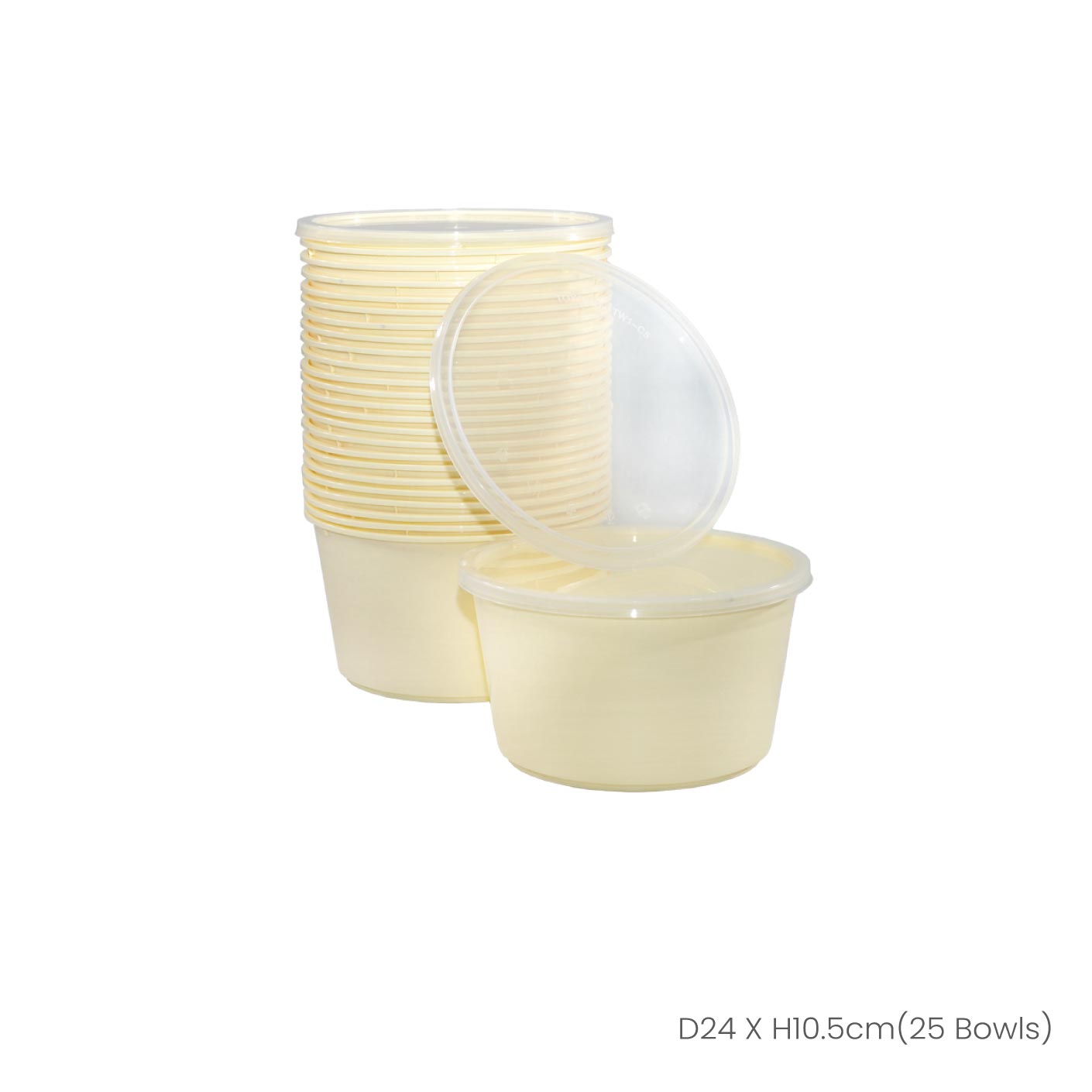 RD.L.HIGH 25S TW BOWL W/COVER (TW1-3750-25)