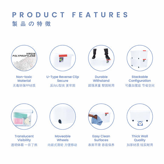 CONTENITORE LONG STORAGE BOX (1090)