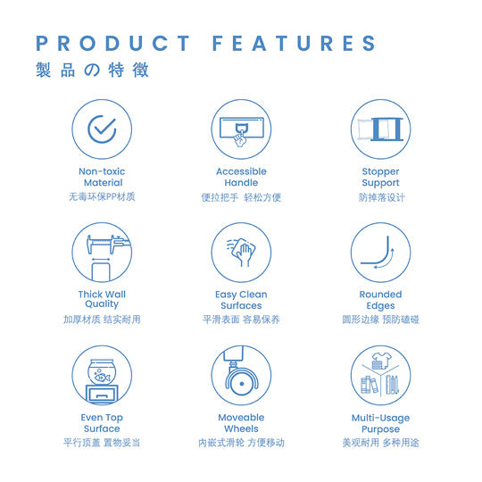 5 TIER U-TY STOCKER W/WHL (604-5)