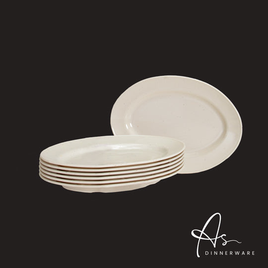 HANA 8INCH OVAL PLATE 6S (AS1308-6)
