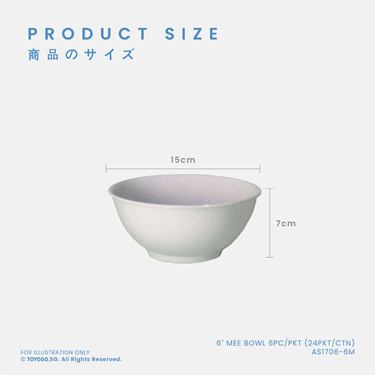 NOA 6INCH MEE BOWL 6S (AS1706-6)