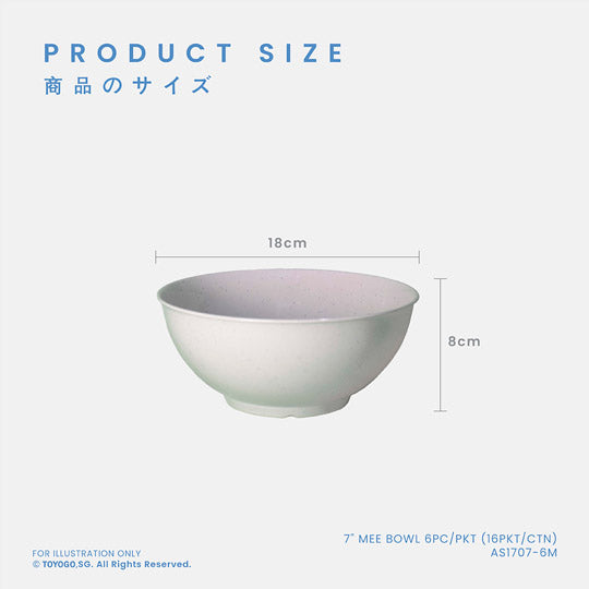 NOA 7INCH MEE BOWL 6S (AS1707-6)