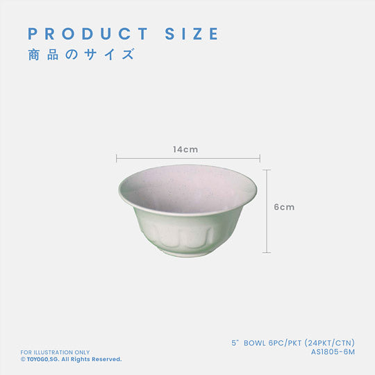 SAWA 5INCH BOWL 6S (AS1805-6)