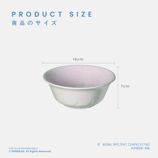 SAWA 6INCH BOWL 6S (AS1806-6)