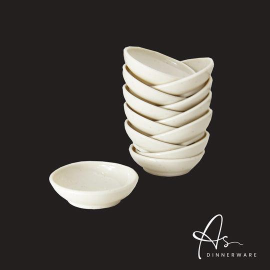 TSUKI 2INCH ROUND SAUSE DISH 12S (AS1815-12)