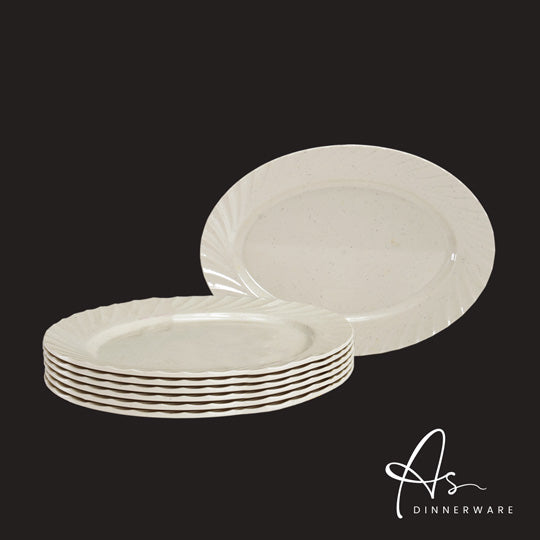AKI 12INCH OVAL PLATE 6S (AS3112-6)