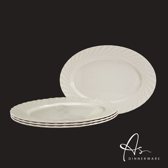 AKI 14INCH OVAL PLATE 3S (AS3114-3)