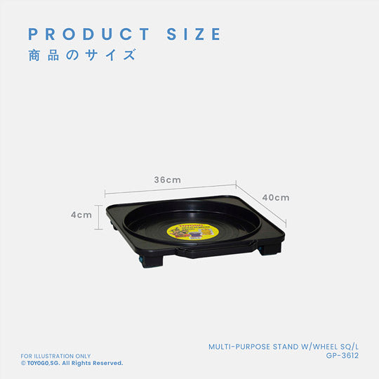 BESU SQ MULTI USE BASE W WHL - L (GP3612)
