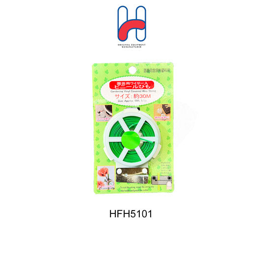 TWIST TIE 20M-30M GREEN 1302 (HFH5101)