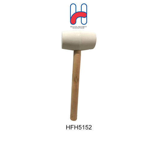 RUBBER MALLET 8OZ WHITE (HFH5152)