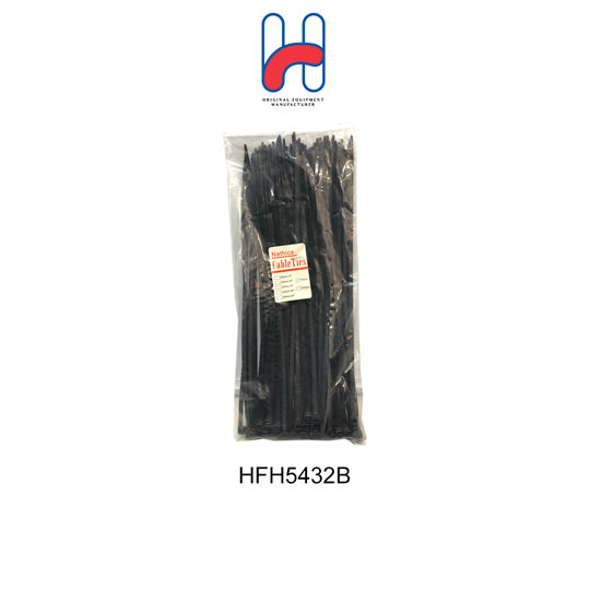 CABLE TIE *5X300MM BLACK (HFH5432-BLK)