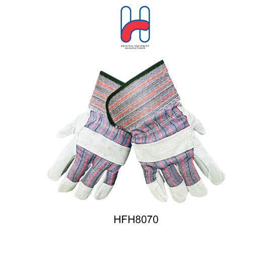 GLOVE (LEATHER) PAIR EN388 (HFH8070)