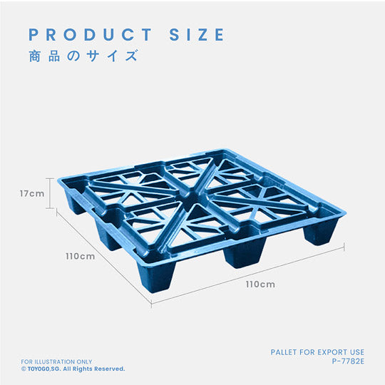 (BLUE) PALLET FOR EXPORT USE (P-7782)