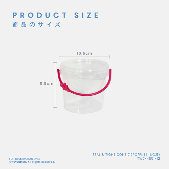 SEAL & TIGHT CONT (12PC/PKT) NO.5 (TW7-4851-12)